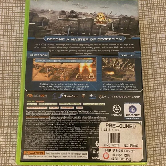 Xbox360 Ruse - The Art of Deception - Picture 4 of 4